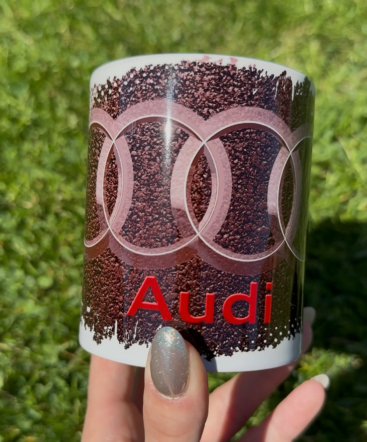 Kubek z logo AUDI