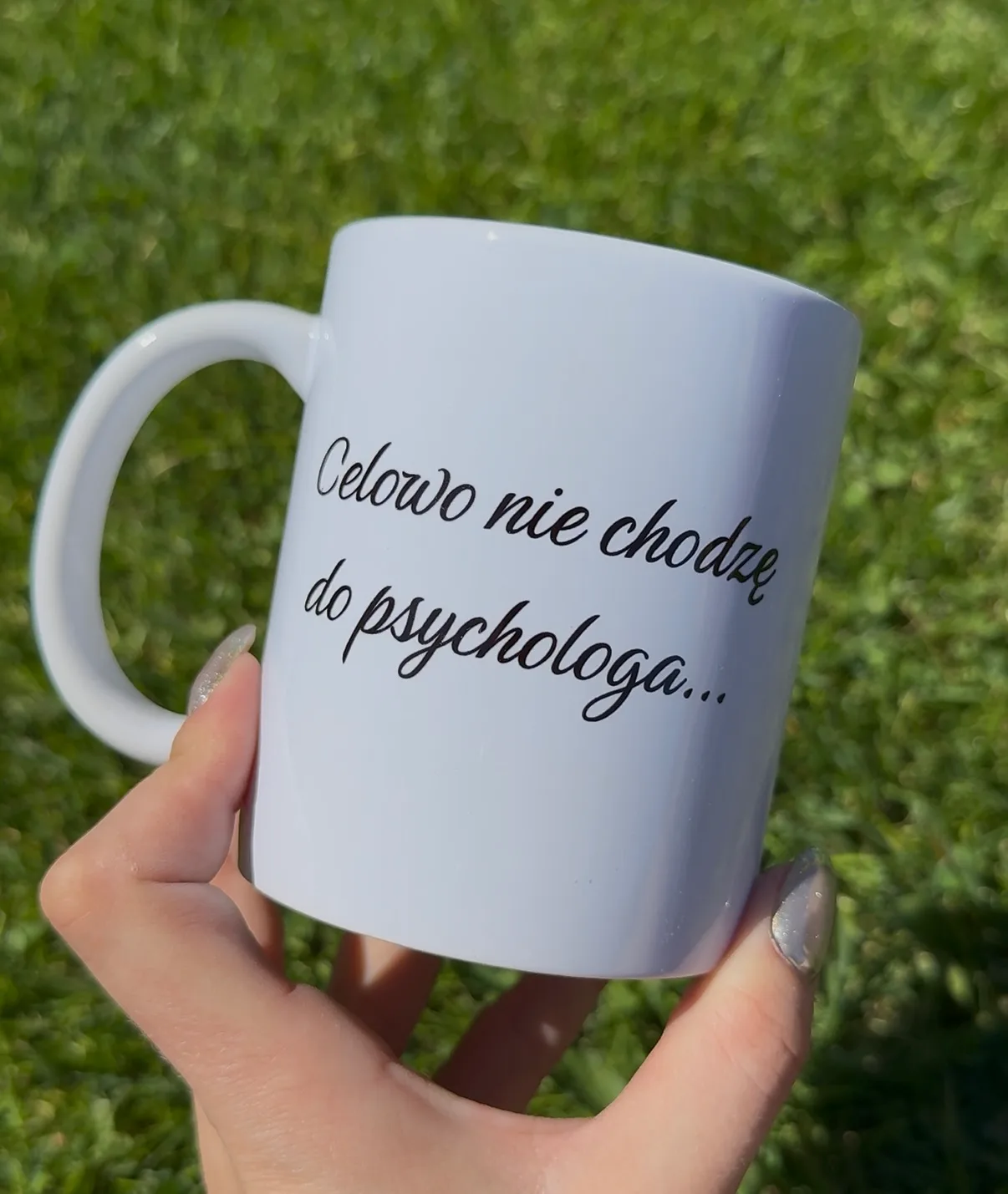 Kubek CELOWO NIE CHODZĘ DO PSYCHOLOGA...