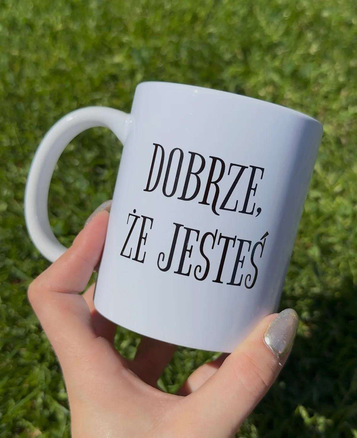 Kubek DOBRZE ŻE JESTEŚ SZKODA ŻE CHUJEM