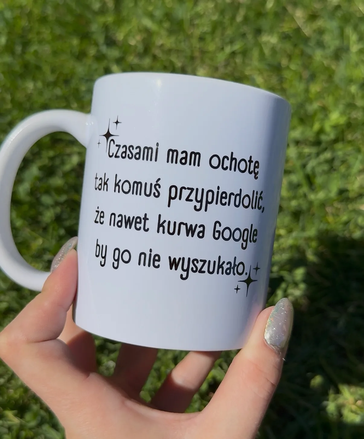 Kubek CZASAMI MAM OCHOTĘ KOMUŚ TAK PRZYPIERDOLIĆ ŻE NAWET KURWA GOOGLE BY GO NIE WYSZUKAŁO