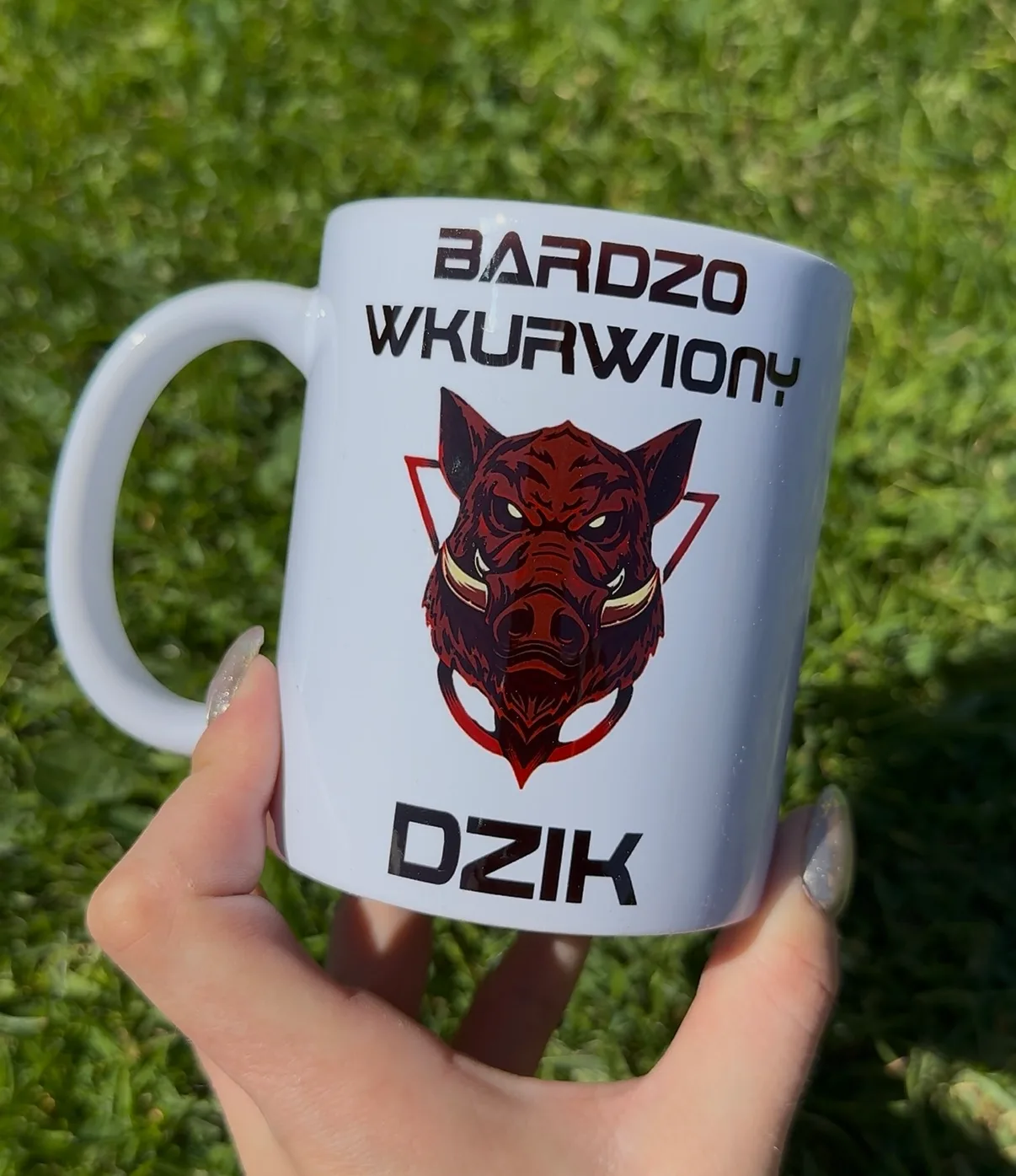 Kubek BARDZO WKURWIONY DZIK
