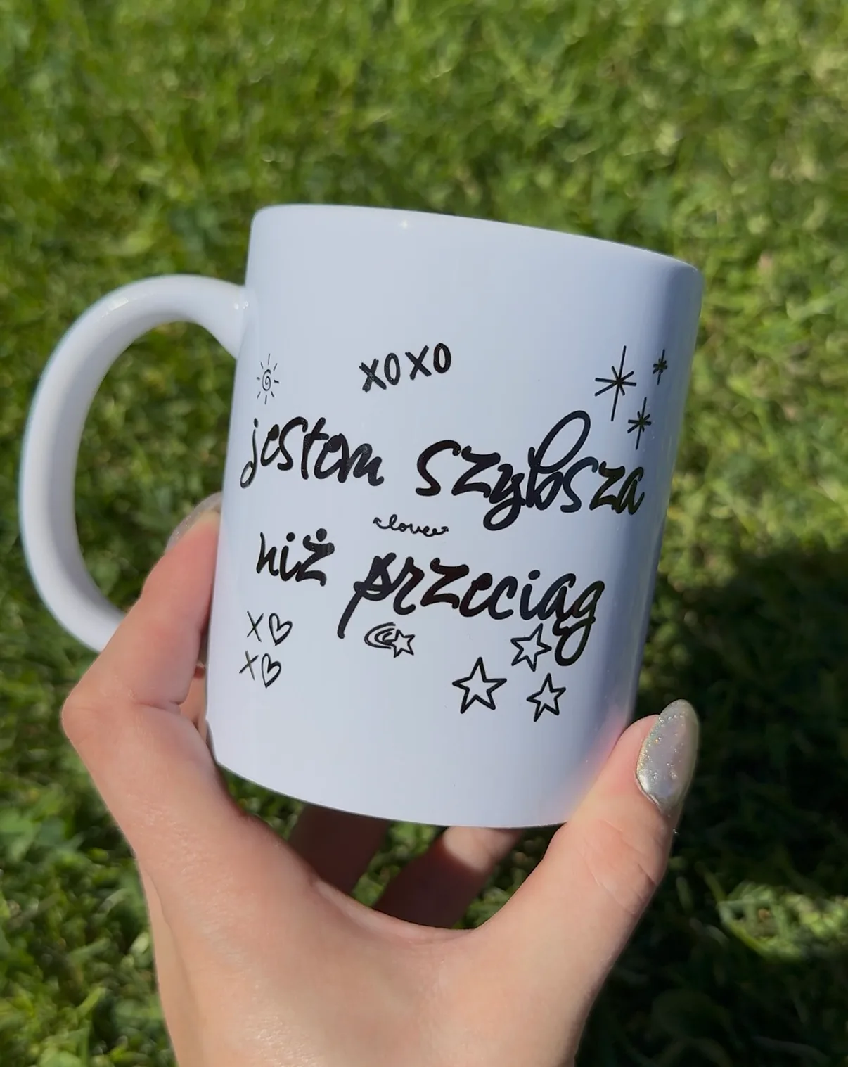 Kubek JESTEM SZYBSZA NIŻ PRZECIĄG