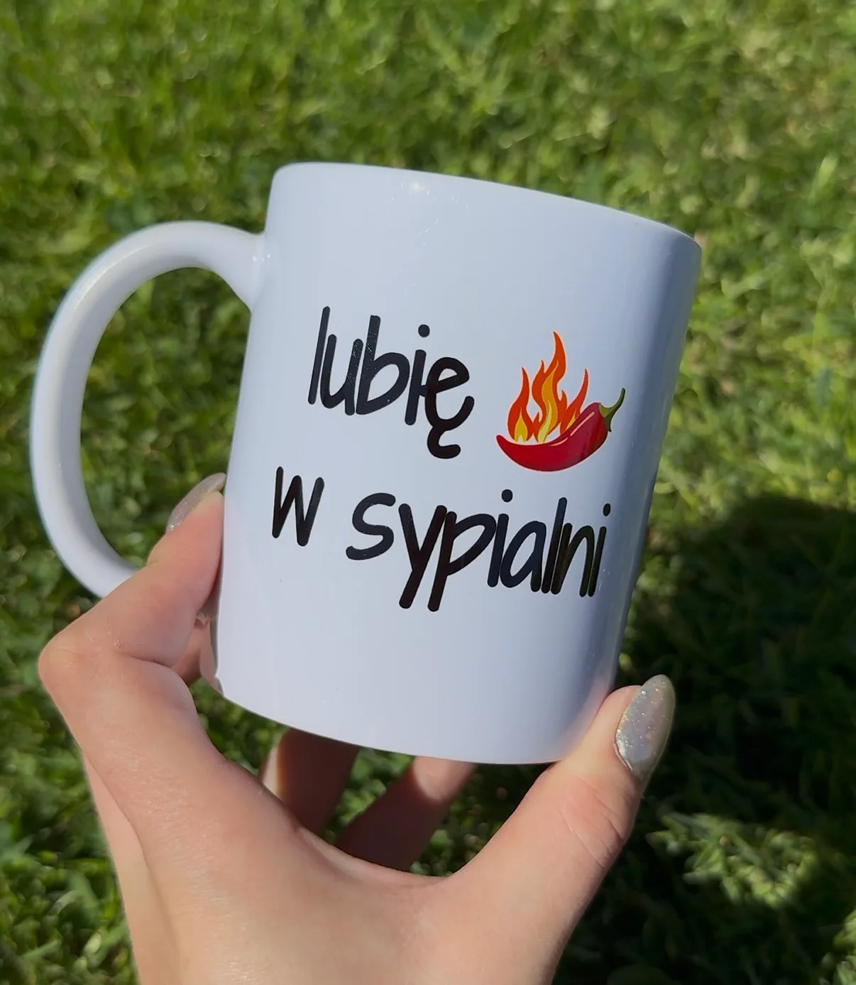 Kubek LUBIĘ OGIEŃ W SYPIALNI