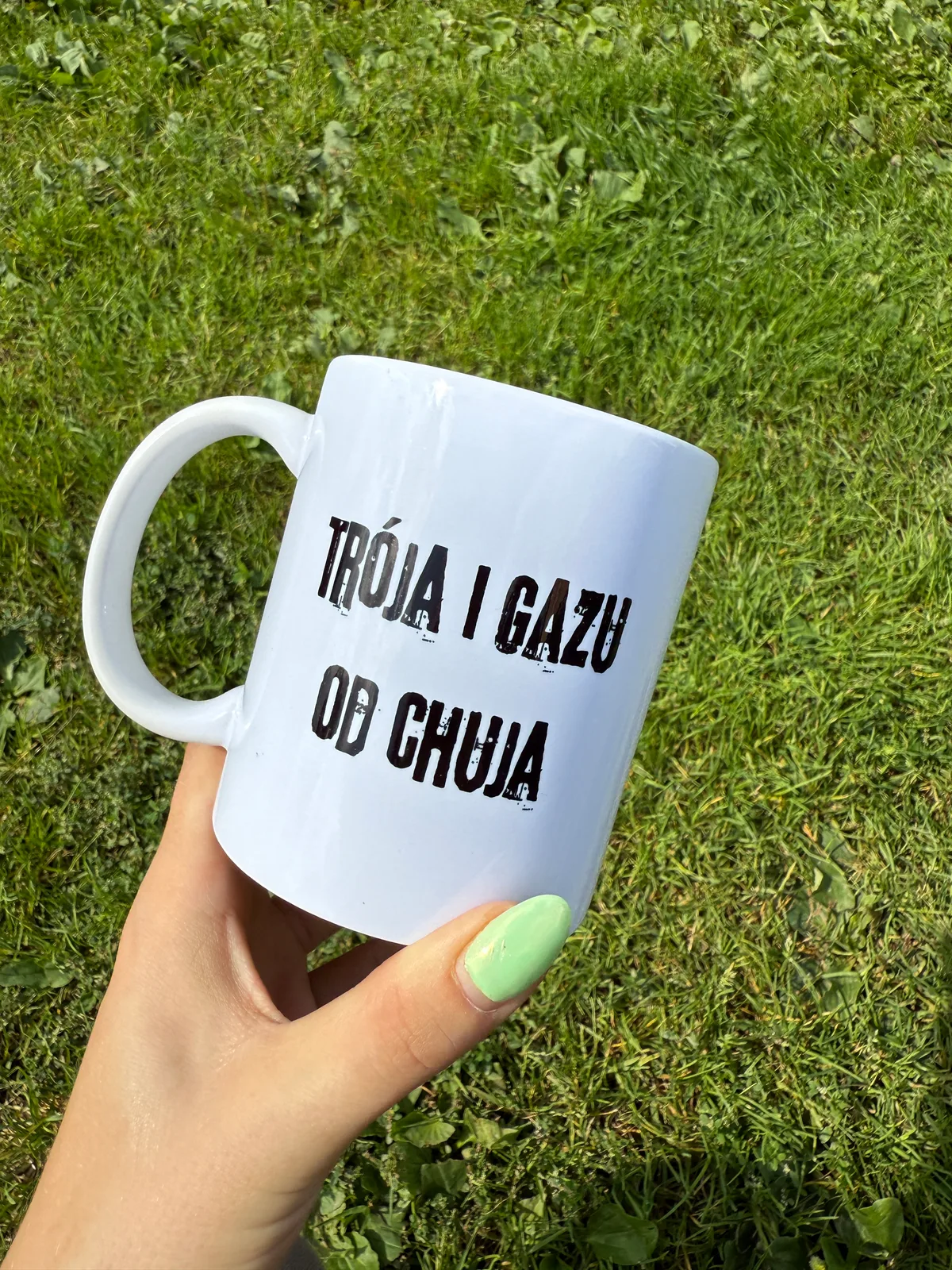 Kubek TRÓJA I GAZU OD CHUJA