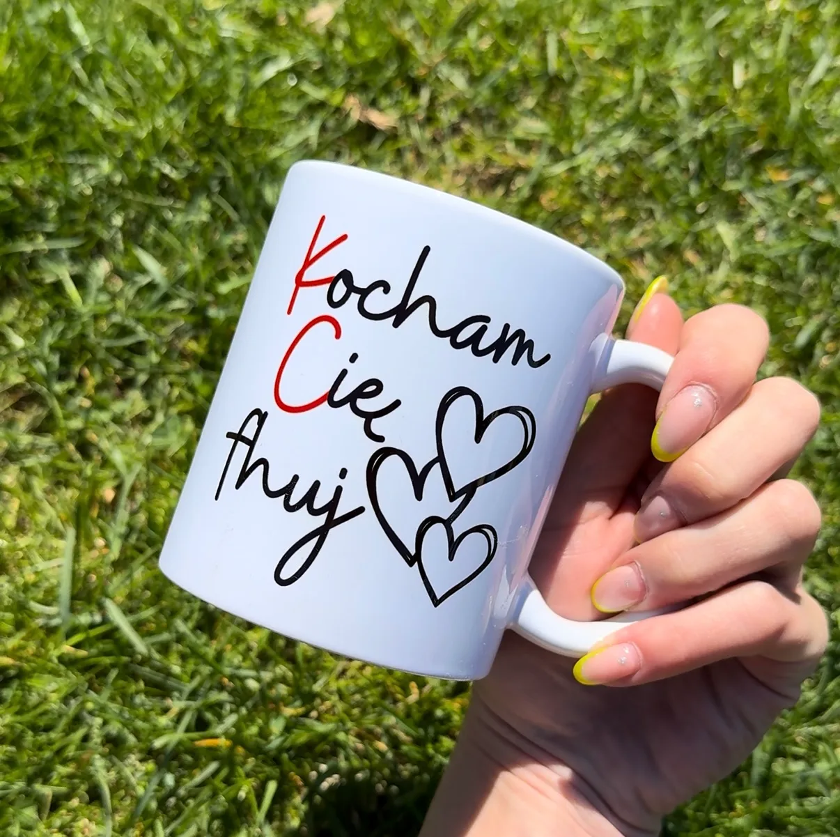 Kubek KOCHAM CIĘ FHUJ KOTEK