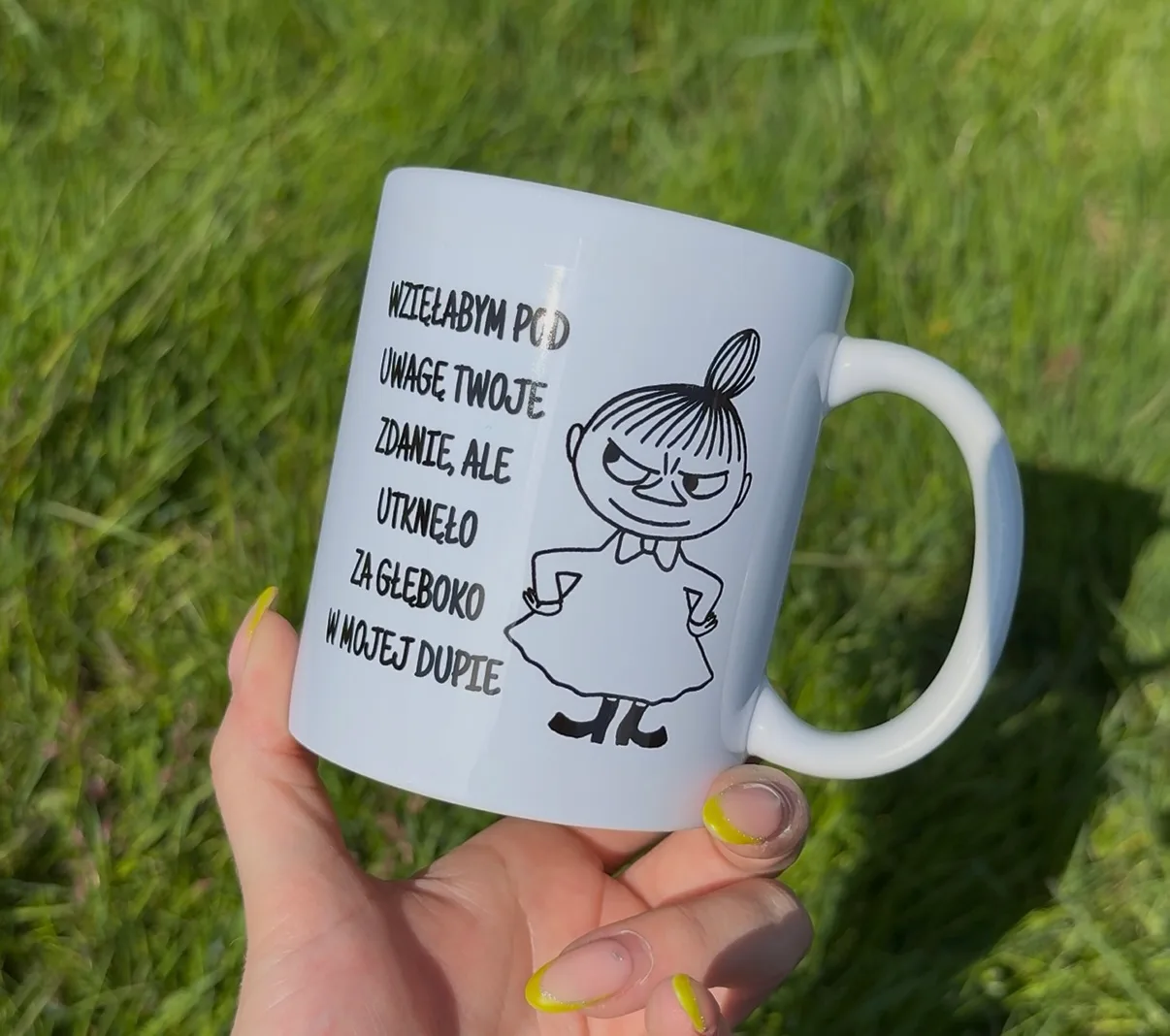 Kubek WZIĘŁABYM POD UWAGĘ TWOJE ZDANIE MAŁA MI
